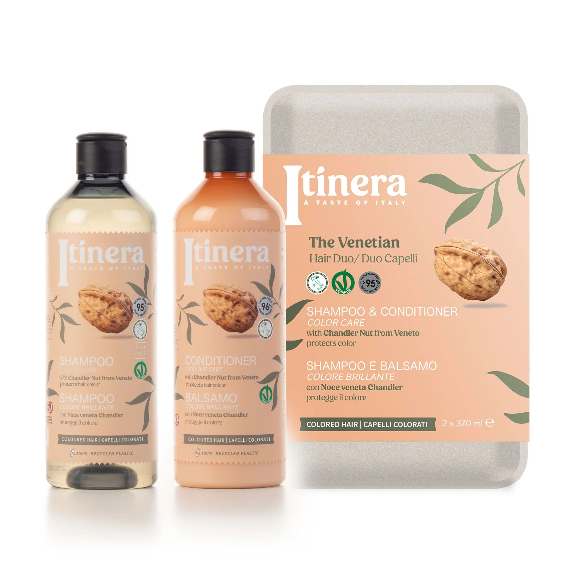 Набір для волосся Itinera The Venetian Kit (шампунь, 370 мл + кондиціонер, 370 мл)
